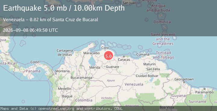 Map of LARA, VENEZUELA