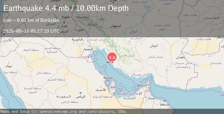 Map of SOUTHERN IRAN