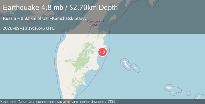 Map of NEAR EAST COAST OF KAMCHATKA