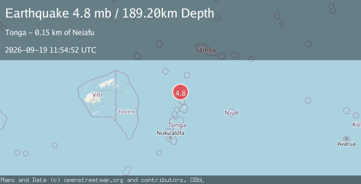 Map of TONGA