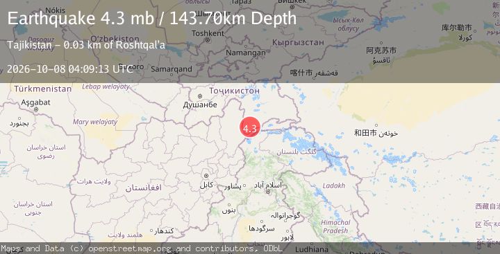 Map of TAJIKISTAN
