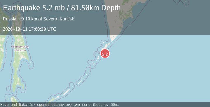 Map of KURIL ISLANDS