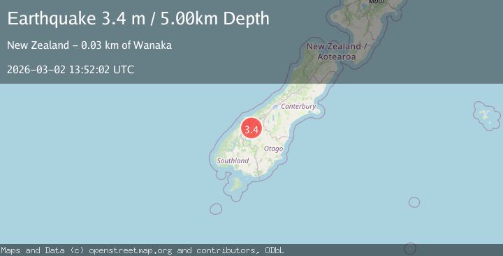 Map of SOUTH ISLAND OF NEW ZEALAND