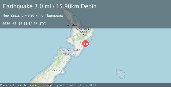 Map of OFF E. COAST OF N. ISLAND, N.Z.