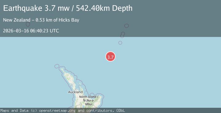 Map of SOUTH OF KERMADEC ISLANDS