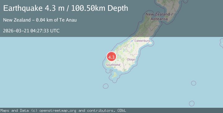 Map of SOUTH ISLAND OF NEW ZEALAND