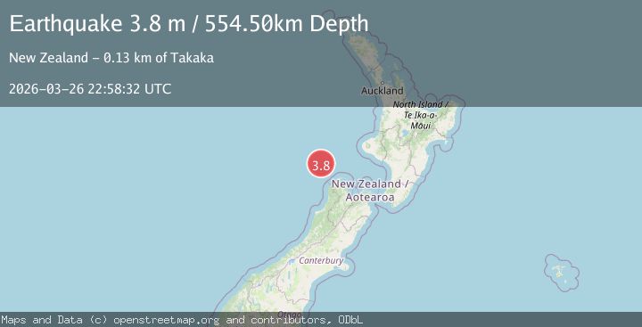 Map of NORTHWEST OF NEW ZEALAND