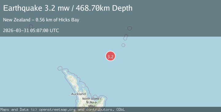 Map of SOUTH OF KERMADEC ISLANDS