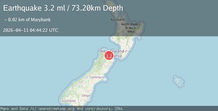 Map of SOUTH ISLAND OF NEW ZEALAND