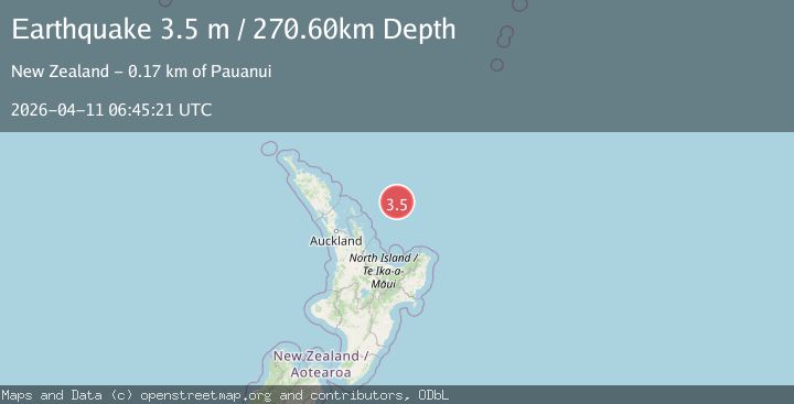 Map of OFF E. COAST OF N. ISLAND, N.Z.