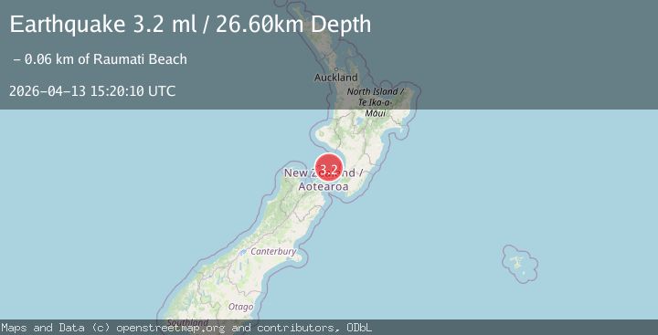 Map of COOK STRAIT, NEW ZEALAND