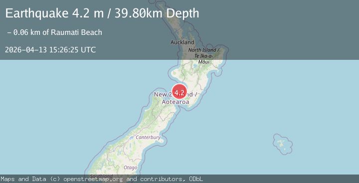 Map of COOK STRAIT, NEW ZEALAND