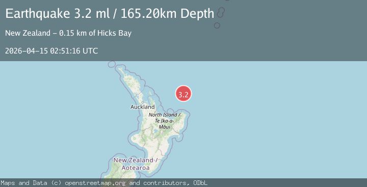 Map of OFF E. COAST OF N. ISLAND, N.Z.