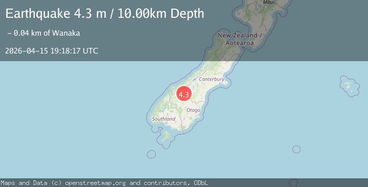 Map of SOUTH ISLAND OF NEW ZEALAND