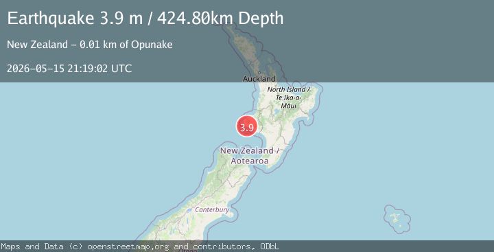 Map of OFF W. COAST OF N. ISLAND, N.Z.