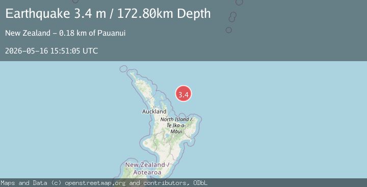 Map of OFF E. COAST OF N. ISLAND, N.Z.