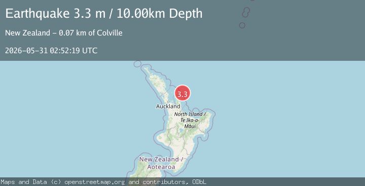Map of OFF E. COAST OF N. ISLAND, N.Z.