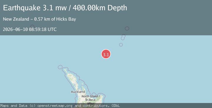 Map of SOUTH OF KERMADEC ISLANDS
