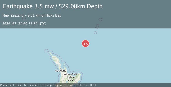 Map of SOUTH OF KERMADEC ISLANDS
