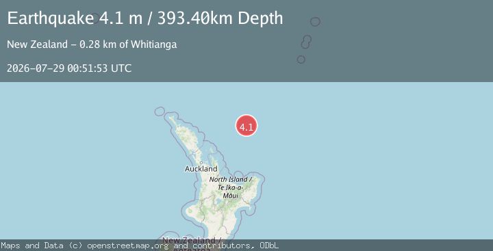 Map of NORTH OF NEW ZEALAND