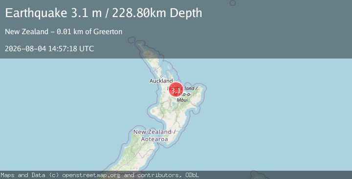 Map of NORTH ISLAND OF NEW ZEALAND