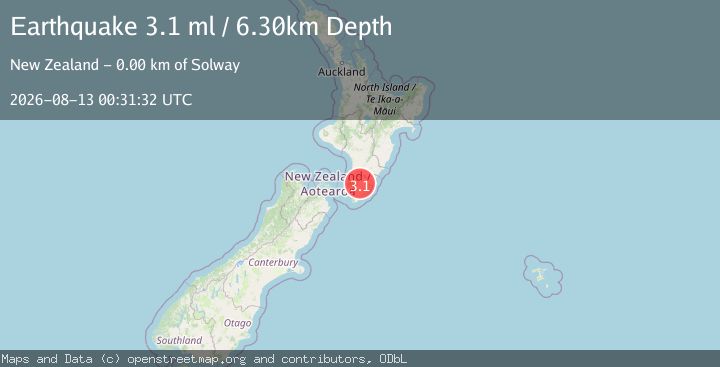 Map of NORTH ISLAND OF NEW ZEALAND