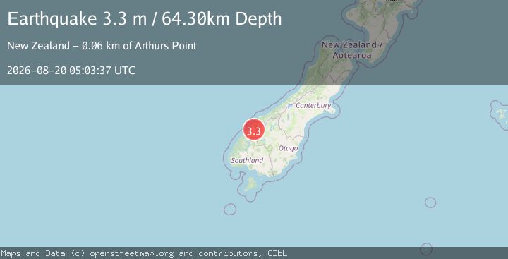 Map of SOUTH ISLAND OF NEW ZEALAND