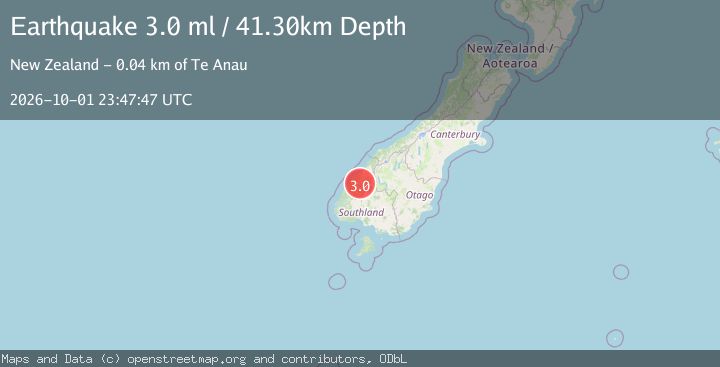 Map of SOUTH ISLAND OF NEW ZEALAND