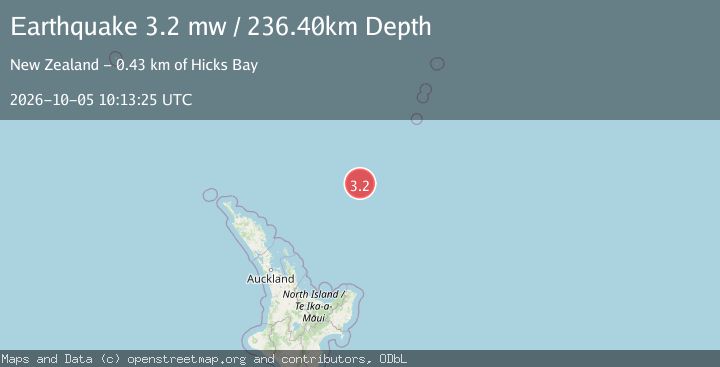 Map of SOUTH OF KERMADEC ISLANDS