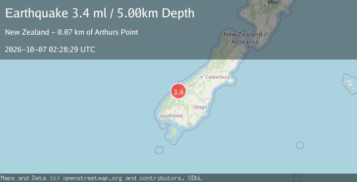 Map of SOUTH ISLAND OF NEW ZEALAND