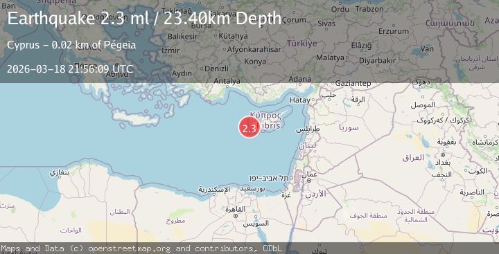 Map of CYPRUS REGION