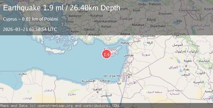 Map of CYPRUS REGION