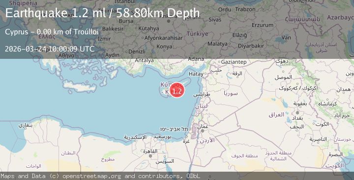 Map of CYPRUS REGION