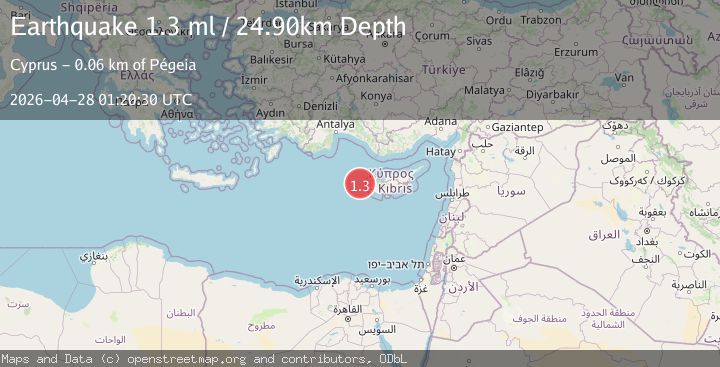 Map of CYPRUS REGION