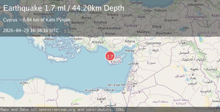 Map of CYPRUS REGION