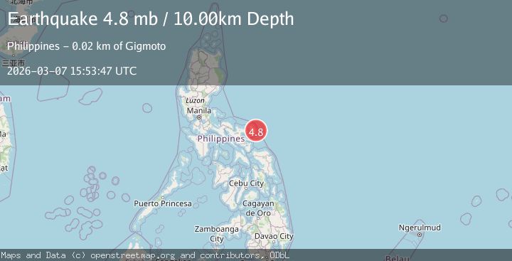 Map of CATANDUANES, PHILIPPINES
