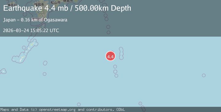 Map of BONIN ISLANDS, JAPAN REGION