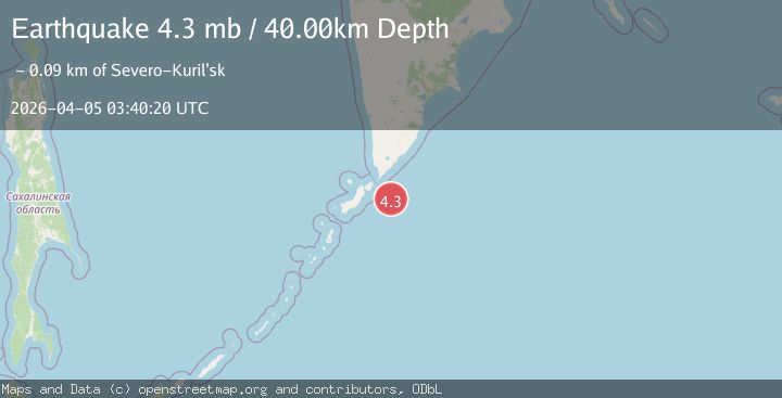 Map of KURIL ISLANDS