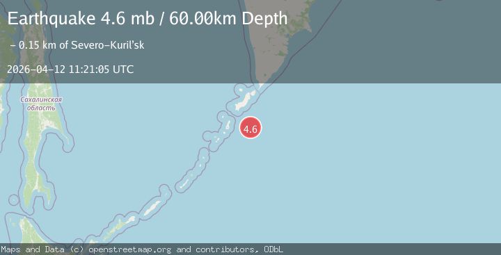 Map of KURIL ISLANDS