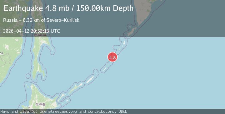 Map of KURIL ISLANDS