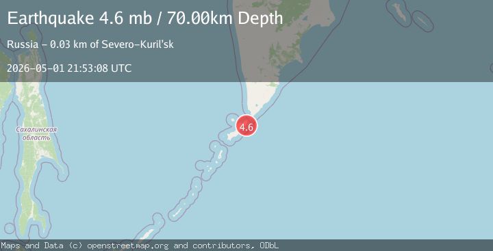 Map of KURIL ISLANDS