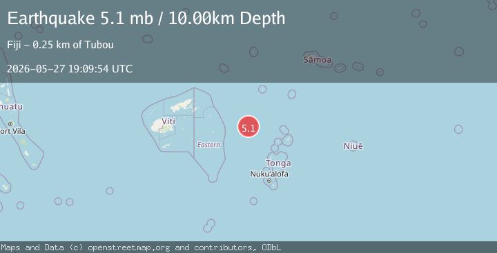 Map of FIJI REGION