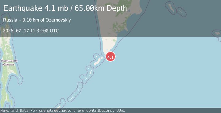 Map of KURIL ISLANDS