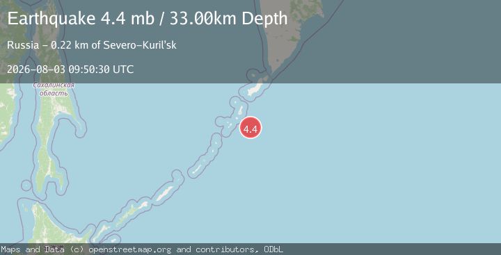 Map of KURIL ISLANDS
