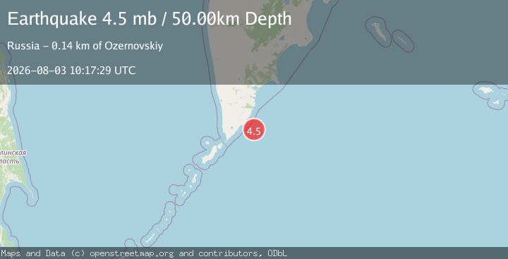 Map of NEAR EAST COAST OF KAMCHATKA