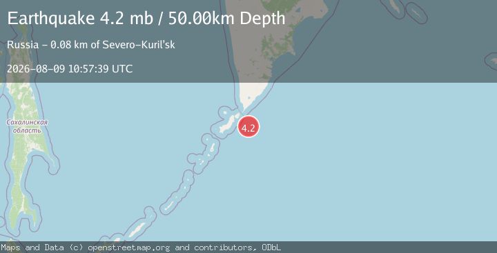 Map of KURIL ISLANDS