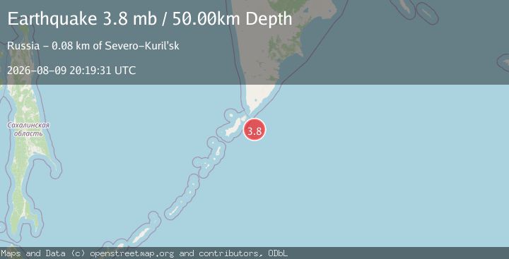 Map of KURIL ISLANDS