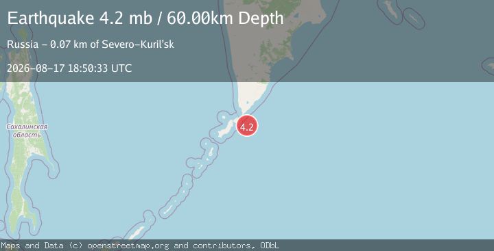 Map of KURIL ISLANDS