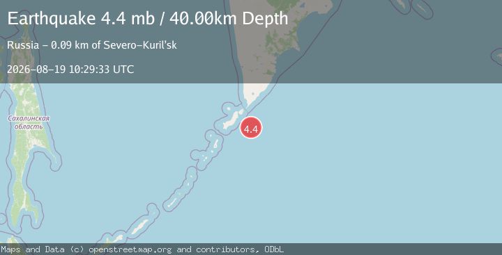 Map of KURIL ISLANDS