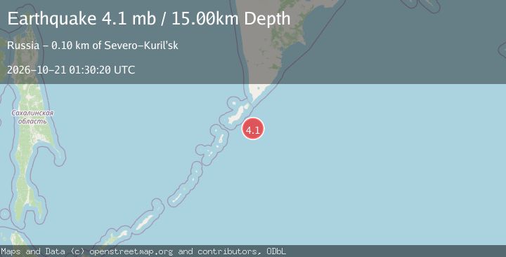 Map of KURIL ISLANDS